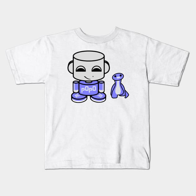 Popo & Rawr O'BABYBOT Toy Robot Kids T-Shirt by Village Values